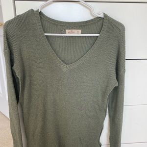 olive green sweater